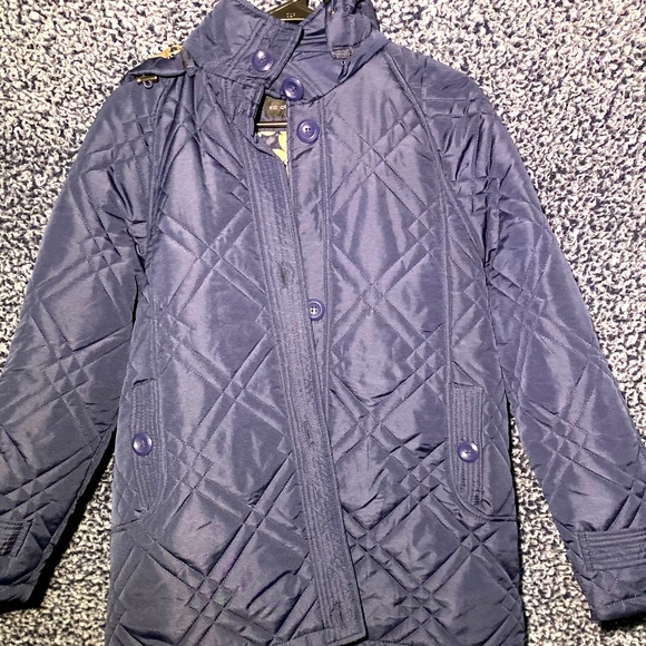 KC Collections Navy Blue Coat - Picture 13 of 13